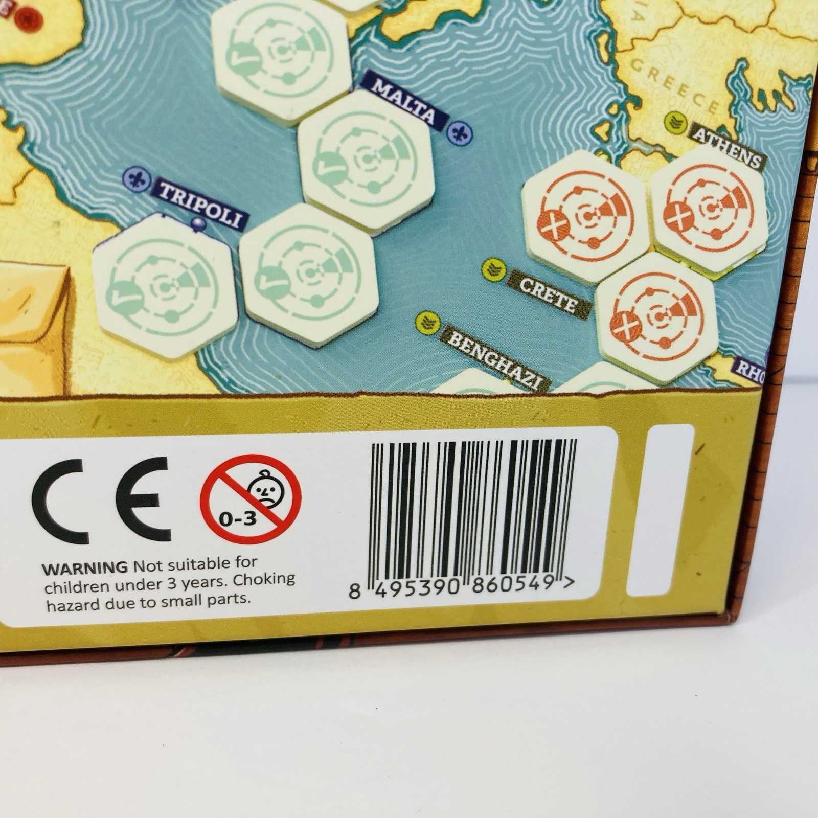 OPERATION BARCLAY BOARD GAME + ACRYLIC TILES english & spanish salt & pepper EUC