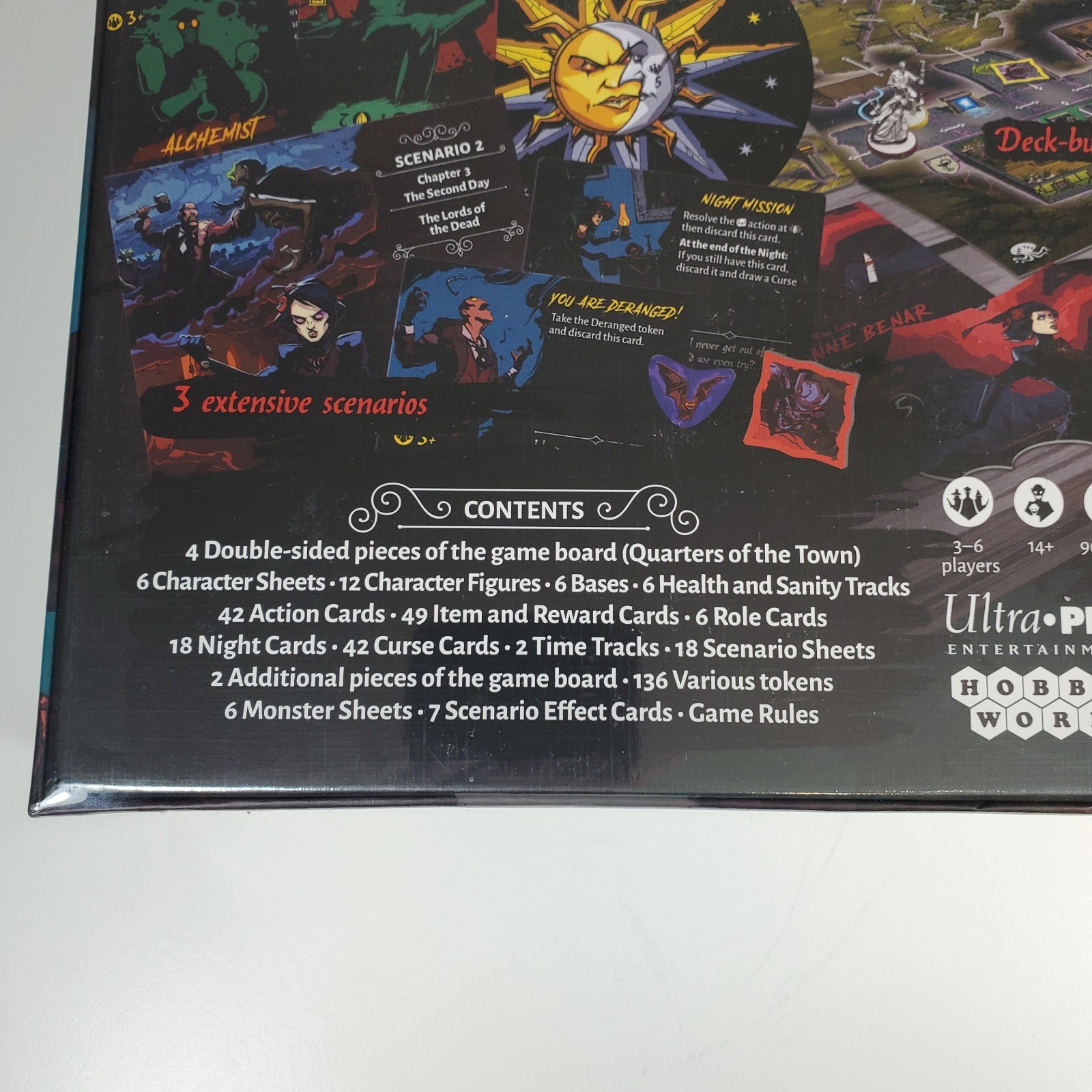 Deranged Board Game Gothic Horror Survival Cooperative Ultra Pro 2019 New Sealed