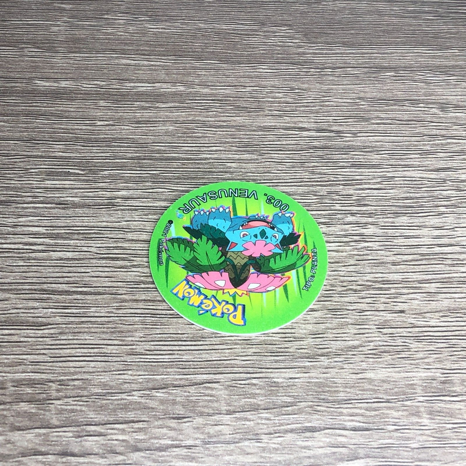 Pokemon Pogs Venusaur Tazos Sabritas Taps Mexico Nintendo Tazo 2021 Collectable