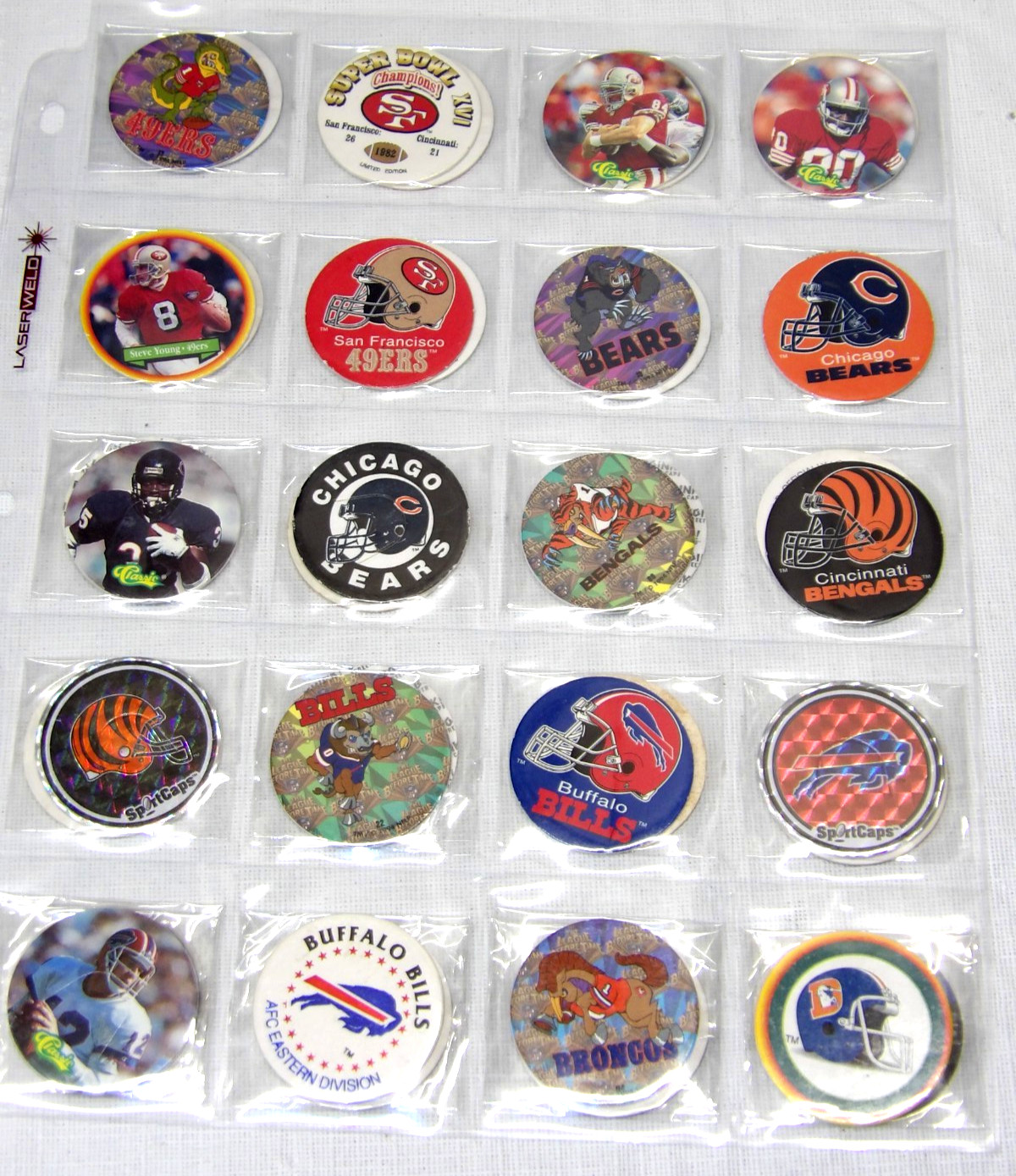 Pogs!• Sports Themed!• 280 Wrapped/Sleeved Pogs!• NFL• NBA• MLB• NHL• FIFA•