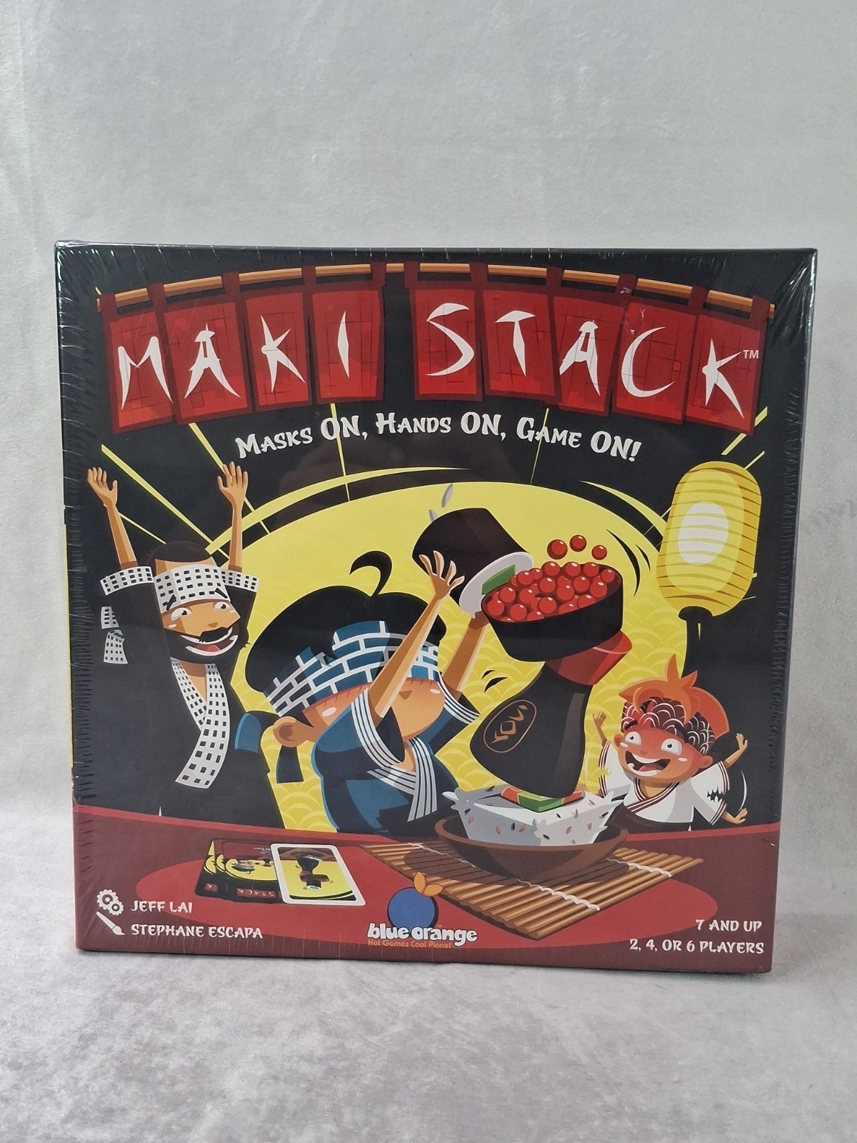 Maki Stack Family Party Dexterity Game by Blue Orange Chopsticks Blindfold NEW