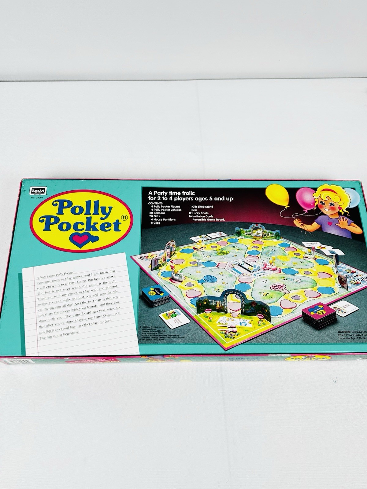 Polly Picket Party Game Rose Art Brand No 03061 2 to 4 Players