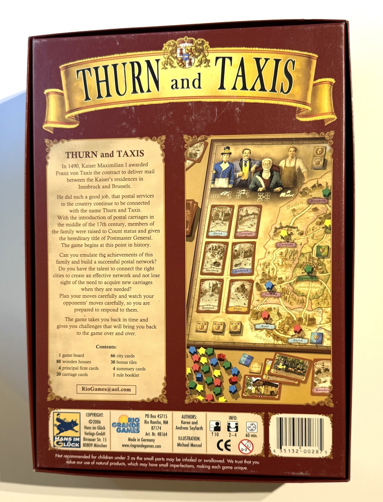 Thurn and Taxis (2006) – Rio Grande Games – NM