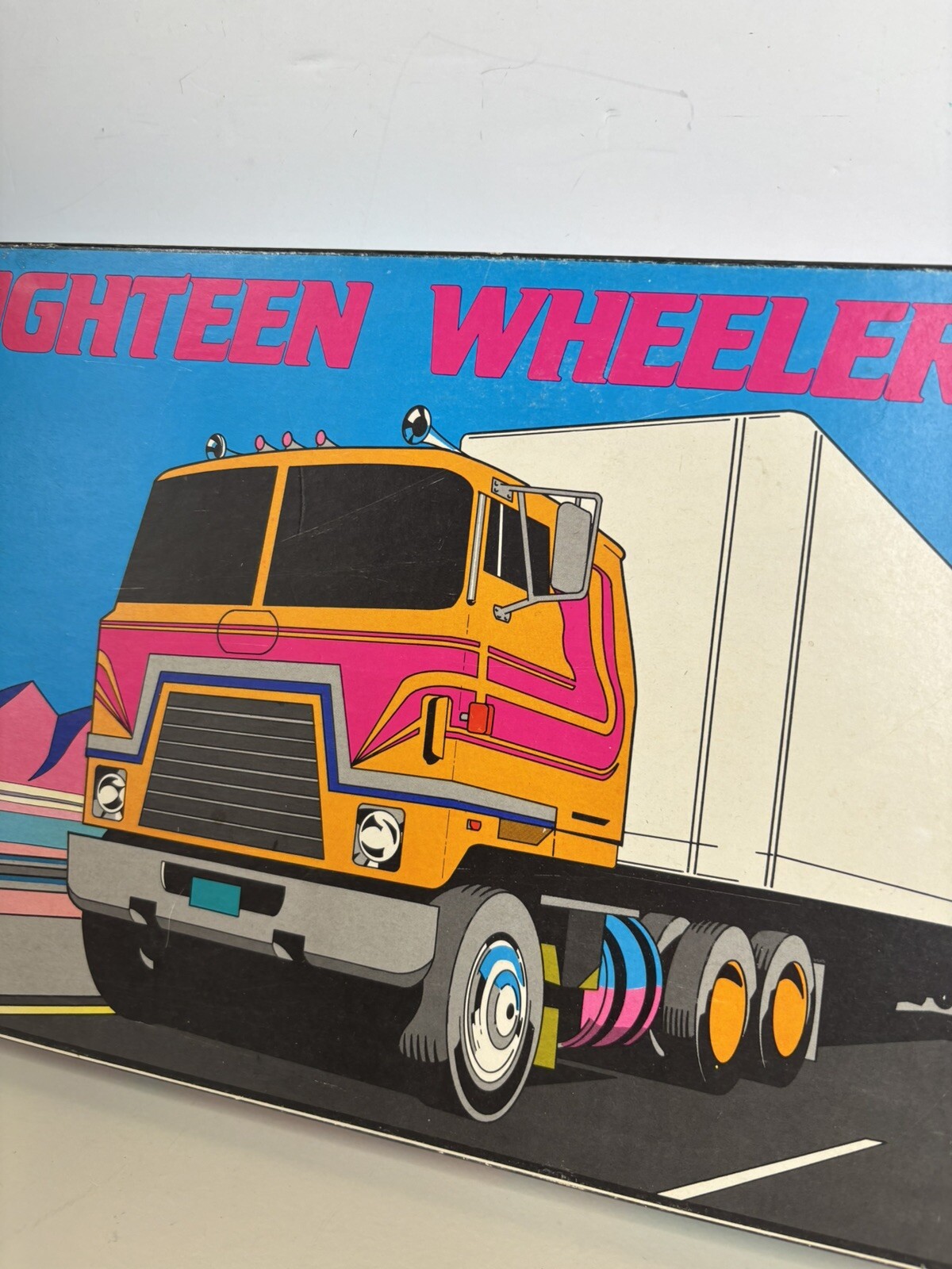 Vintage 18 Wheeler Coast to Coast Board Game 1986 DMP Eighteen 1978 Big Rig