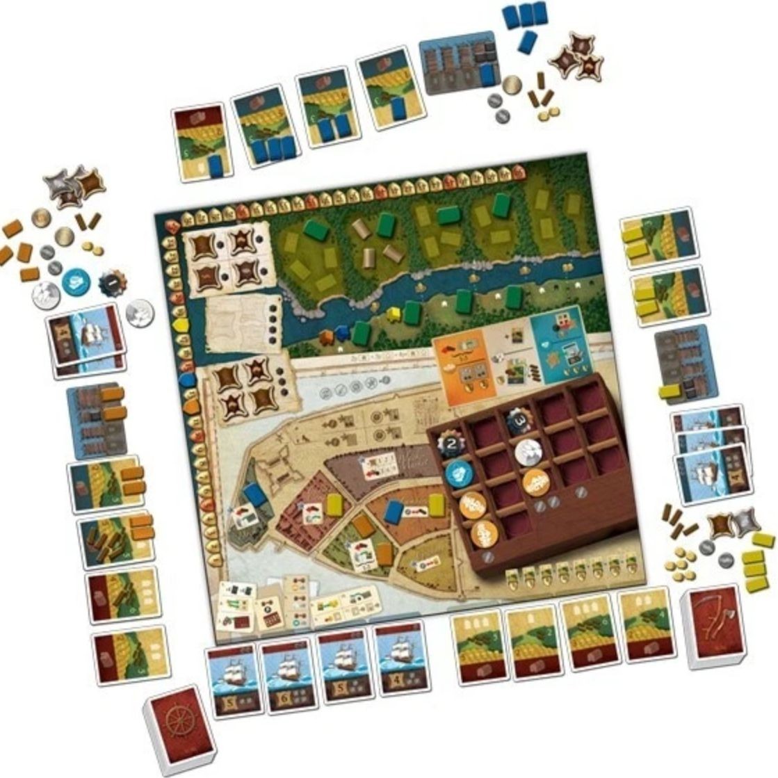 New Amsterdam & The Dutch West Indies Trading Company Board Game Brand New