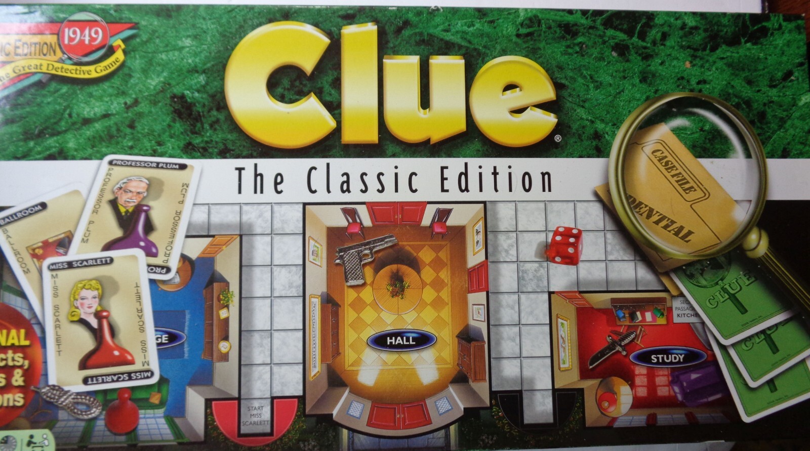 Clue – The Classic Edition 1949 (3-6 Players, Ages 8+, 45-60 Minutes)