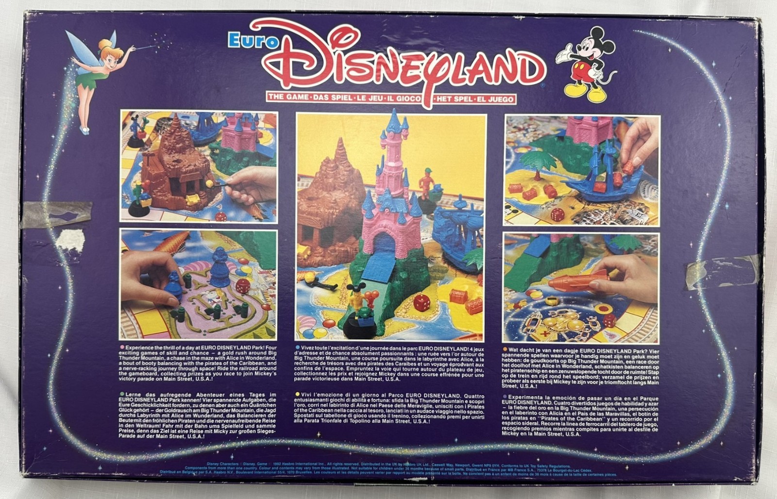 1992 Euro Disneyland Game by Milton Bradley Complete in Great Cond FREE SHIPPING