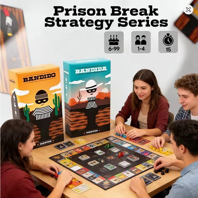 Hot Bandido Bandida Family Strategy Card Game 1-4 Players Party Fun