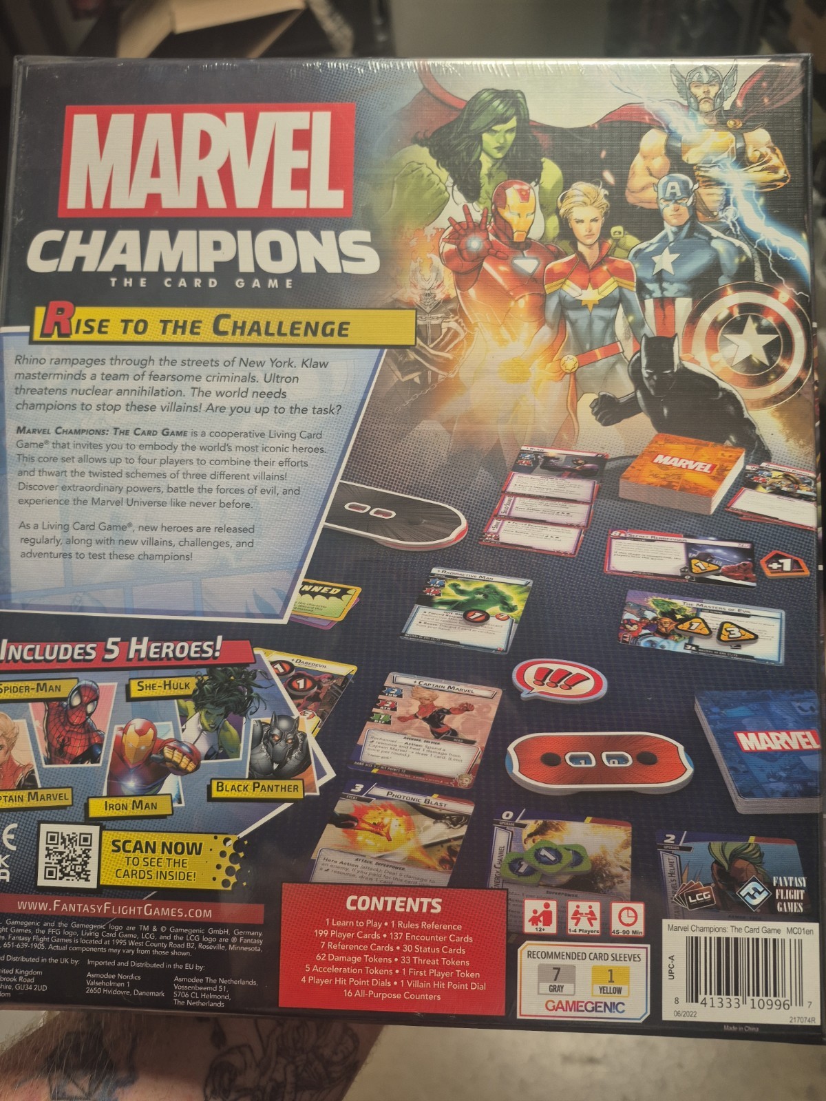Fantasy Flight Games FFGMC01EN Marvel Champions LCG Core Set