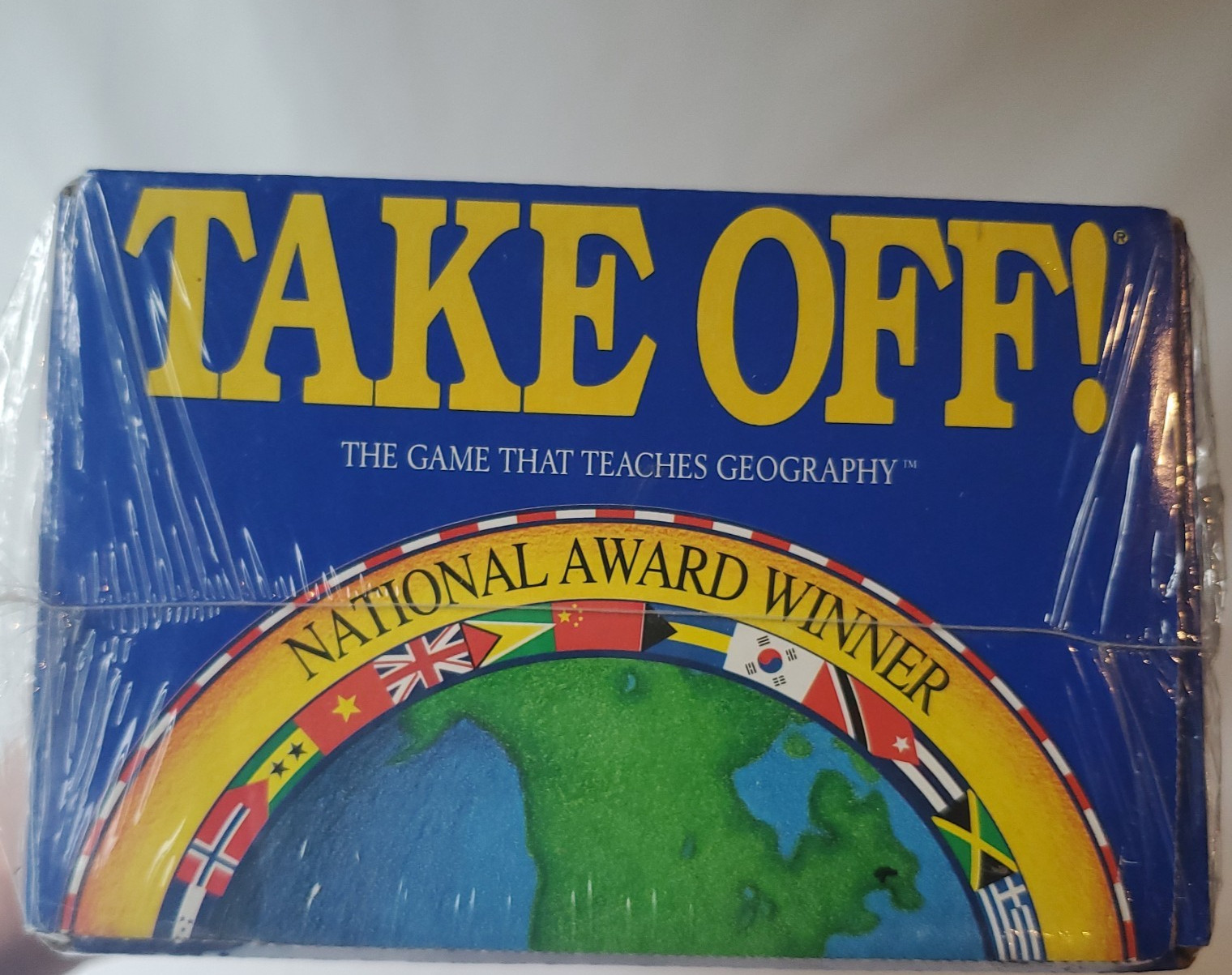 Take Off! Board Game – The Game That Teaches Geography – NEW NIB