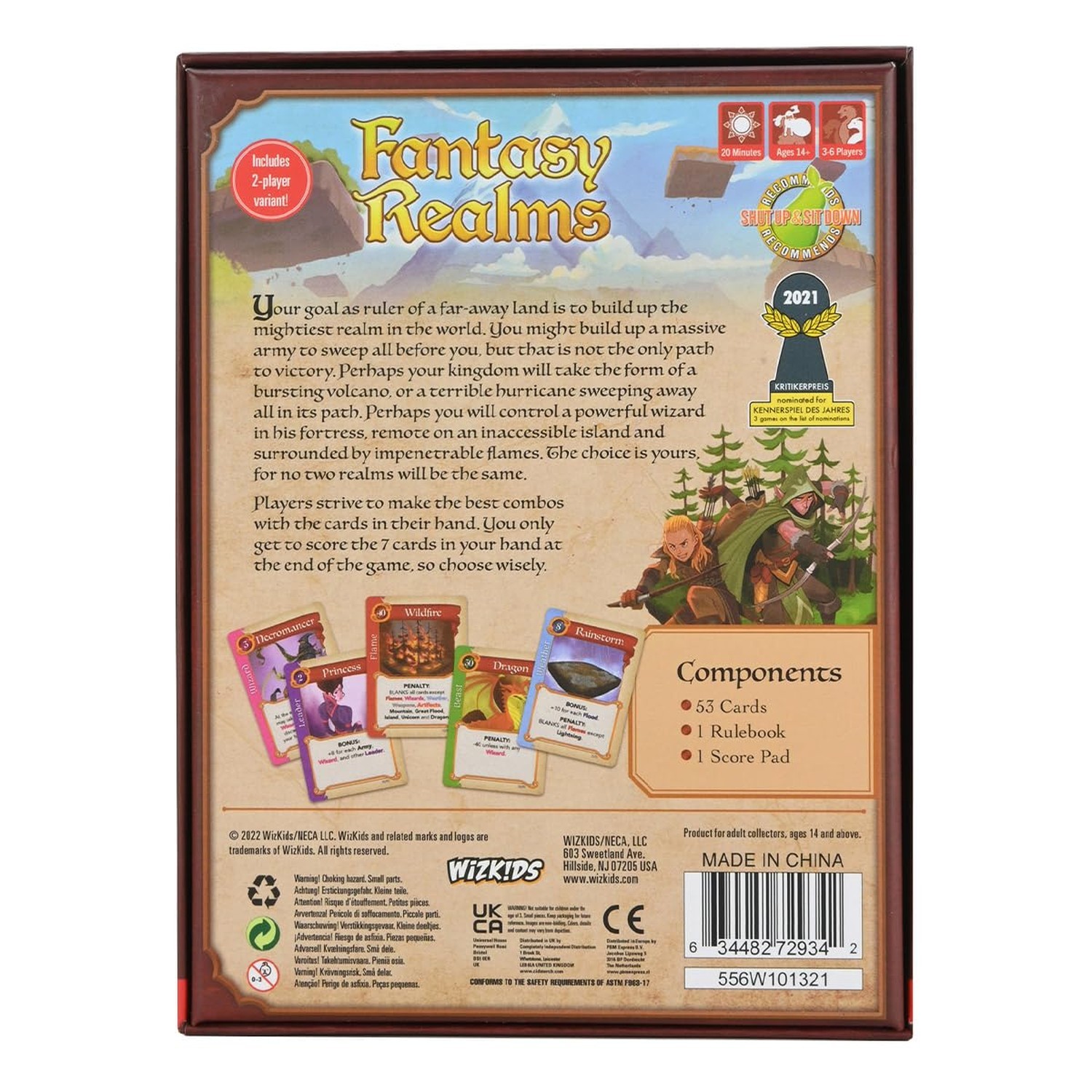 Fantasy Realms | WizKids Board Game Card Game Core Game