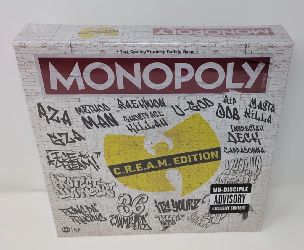 Wu Tang Official Monopoly Board Game Limited Edition NEW IN HAND SHIP ASAP