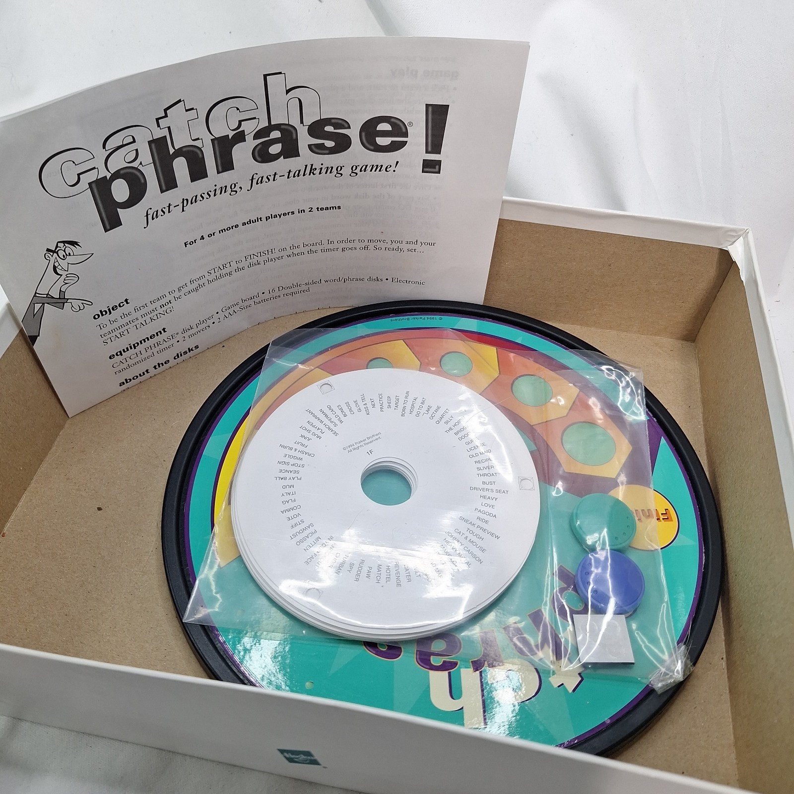 Vintage Catch Phrase Party Game 1994 Original Edition 100% complete Tested Works