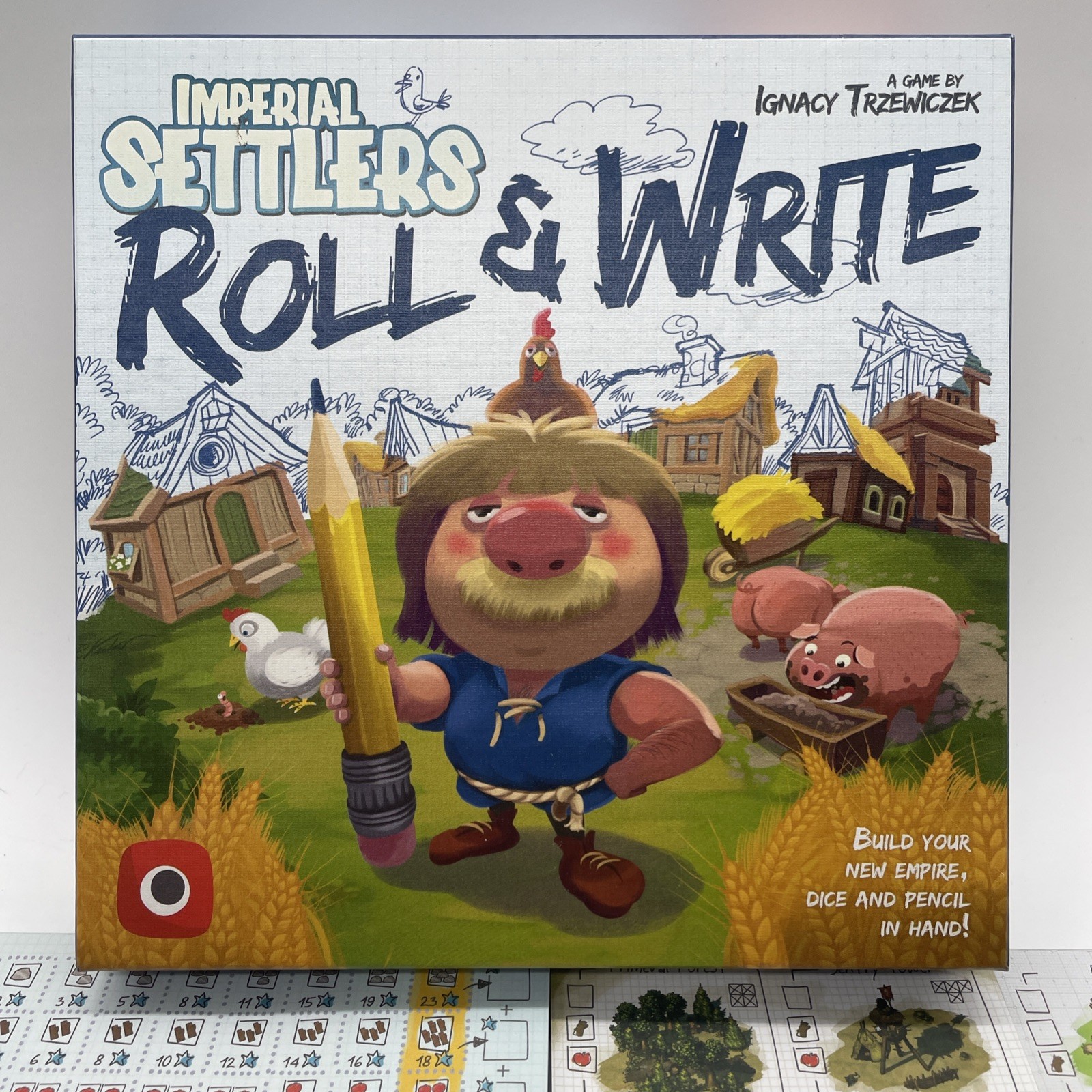 Imperial Settlers: Roll and Write by Ignacy Trzewiczek Portal Games 1-4 Players