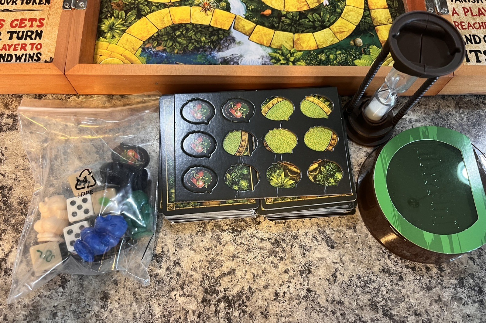 Jumanji The Game Real Wooden Box Edition of the Classic Adventure Game Complete