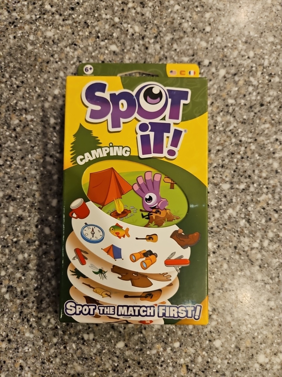 Spot It! Camping Eco-Blister Family Card Game Asmodee Zygomatic Matching Party