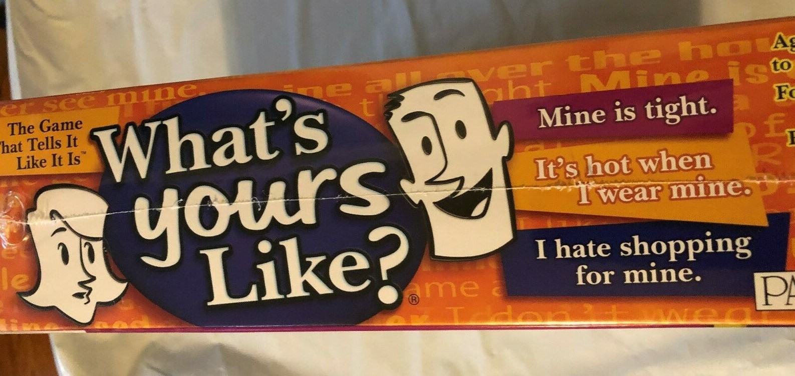 What’s Yours Like Game family board game Ages 12 to Adult (4 or More Players)