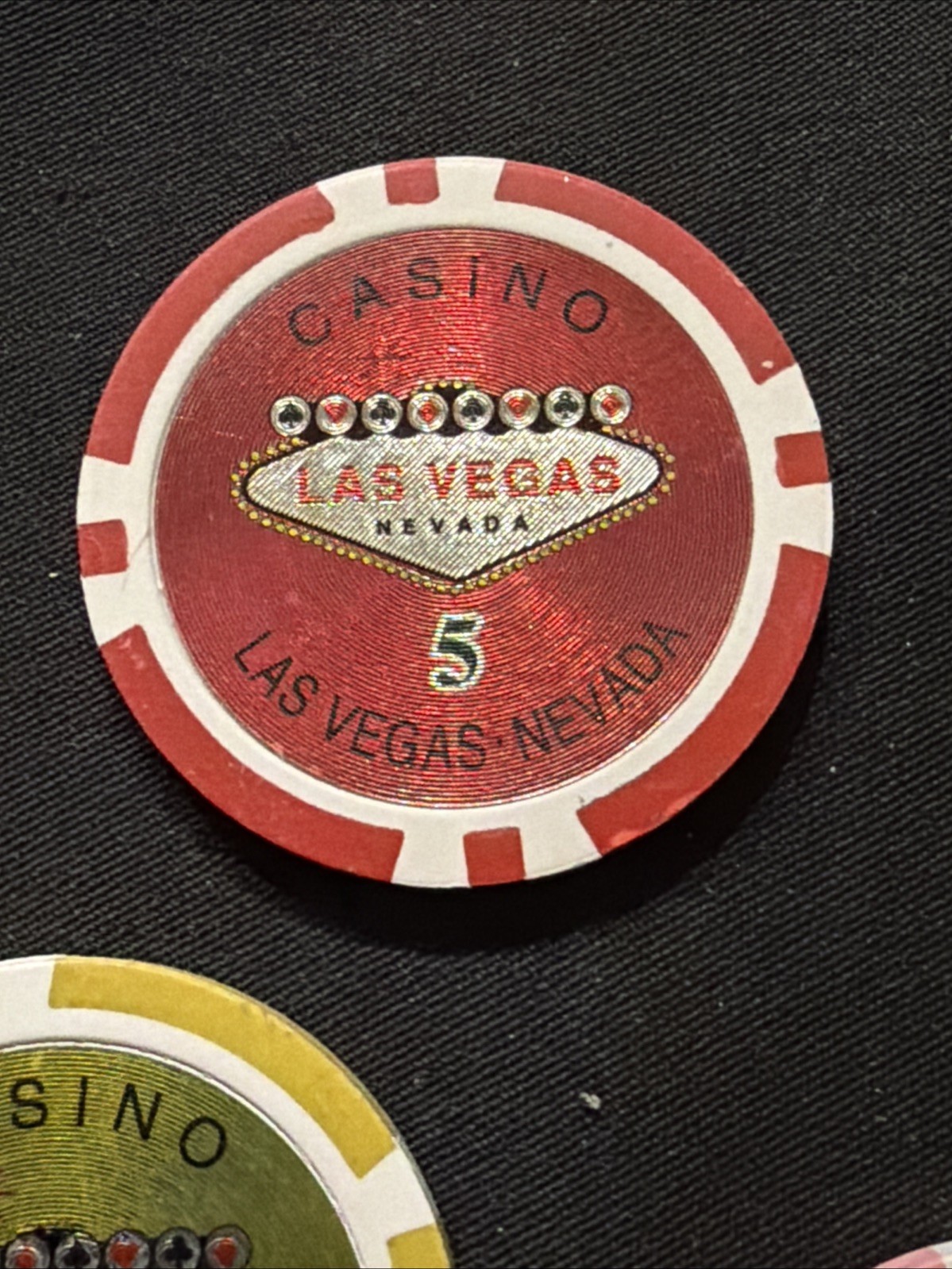 Vintage Las Vegas Nevada Casino chips High Dollar As 8 Pieces As Pictured 😎