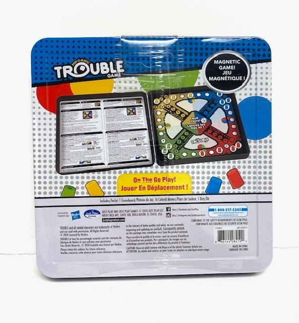 Bundle of 3 Games Guess Who, Trouble & Connect 4 – Magnetic Play On The Go Games