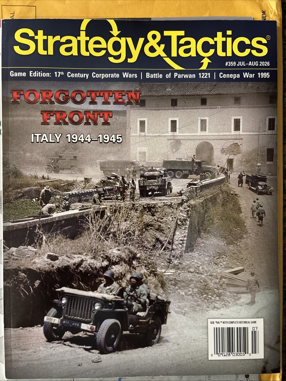 Strategy & Tactics #359 Magazine + Game Forgotten Front: Italy 1944-45