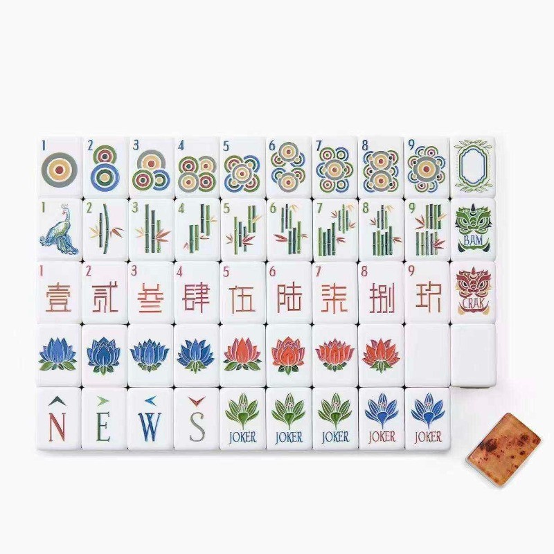 American Mahjong Tiles set ,160 tiles,Amber green
