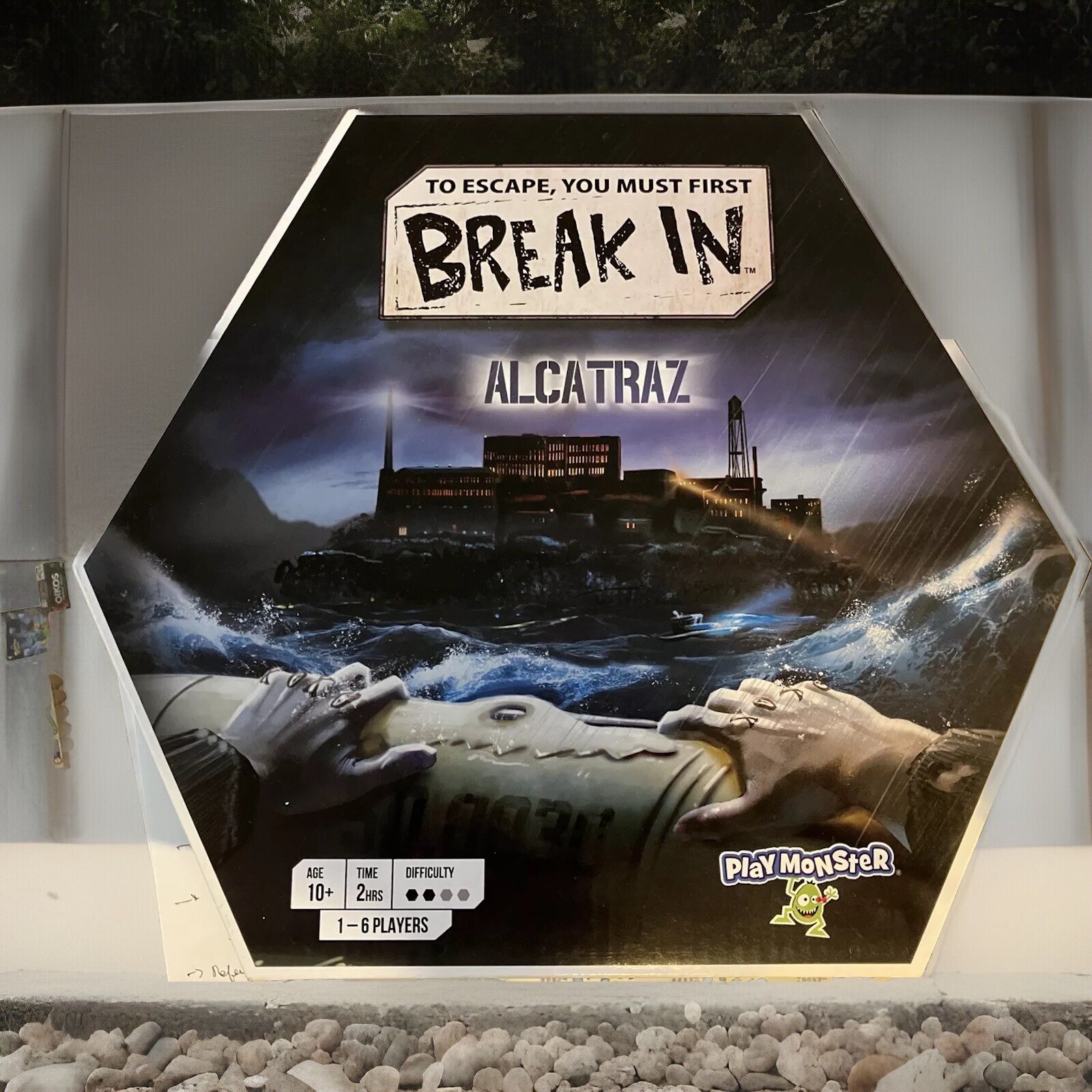 Play monster Break In Alcatraz Escape Board Game NIB