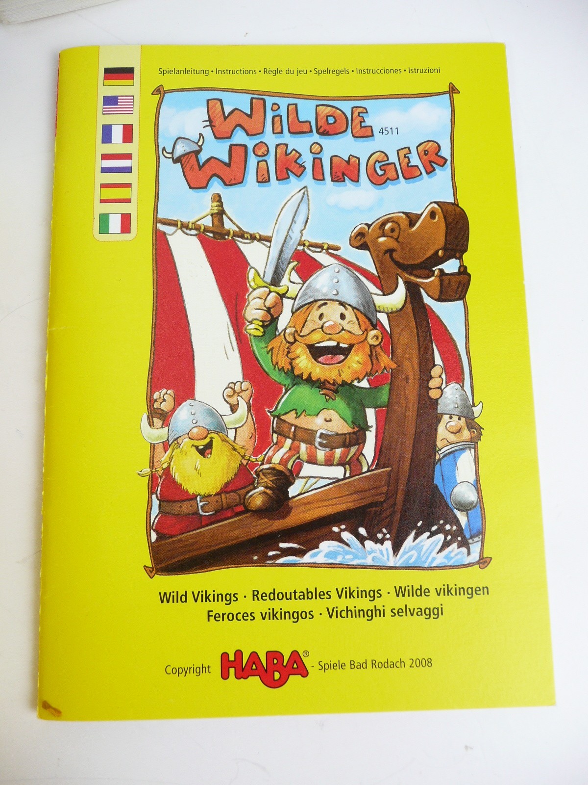 HABA Board Game Wilde Wikinger Wild Vikings Box Germany