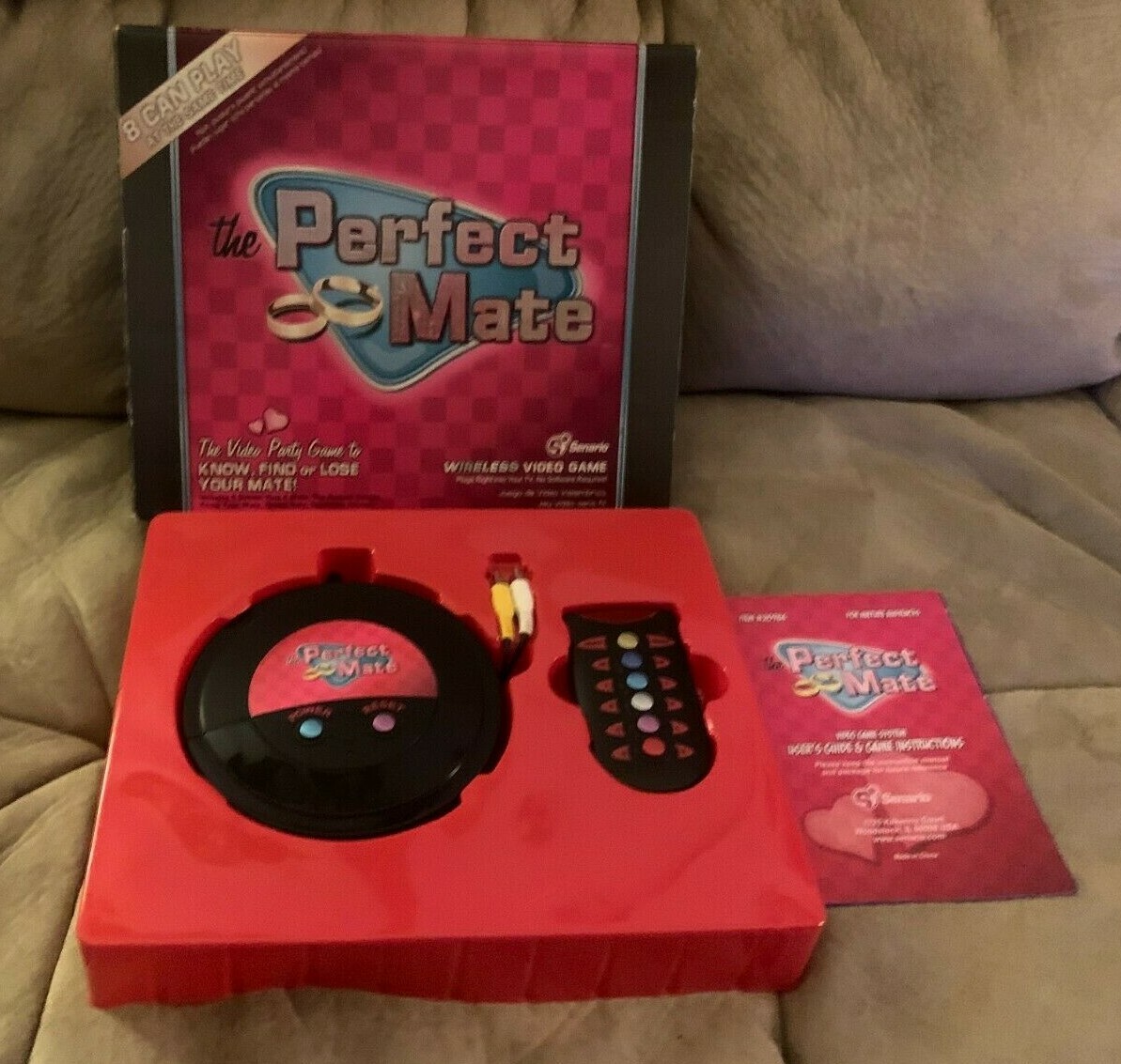 The Perfect Mate Wireless Video Game TV Plug In NEW In Box 2005 Up To 8 Players