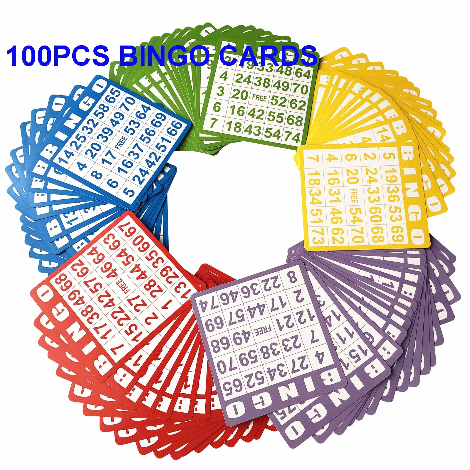 Yuanhe Jumbo Bingo Game Set – 11 Inch Tall Metal Cage with Calling Board, 7/8 Bi