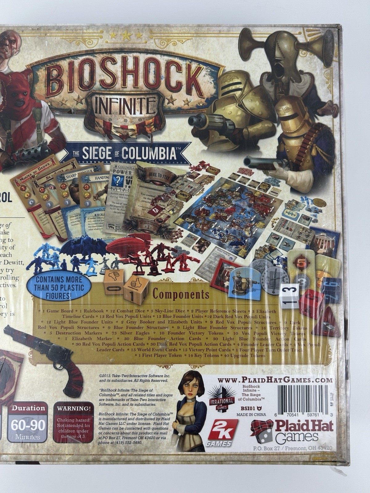 BioShock Infinite: The Siege of Columbia Board Game – BRAND NEW Plaid Hat Games