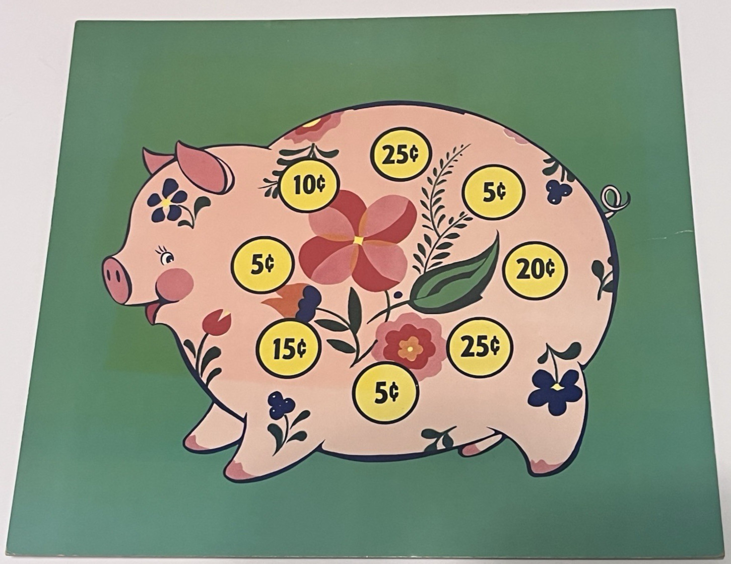 1930’s Vintage Samuel Gabriel & Sons Piggy Bank Game, T-256, no coins; no box