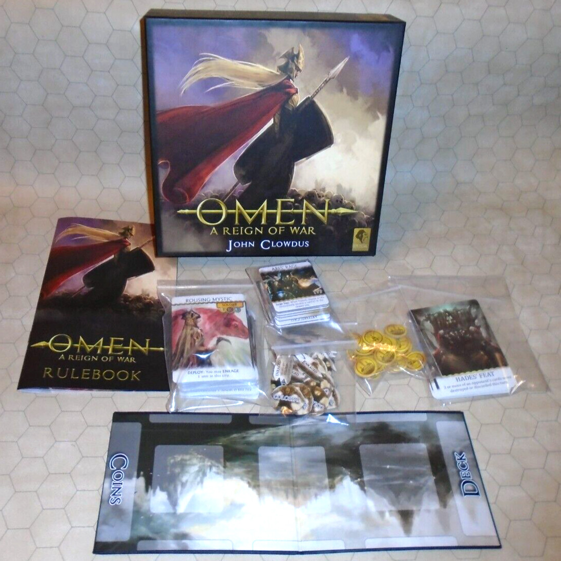 Omen A Reign of War Box Set w/ Expansions CIB OOP – Kolossal Games
