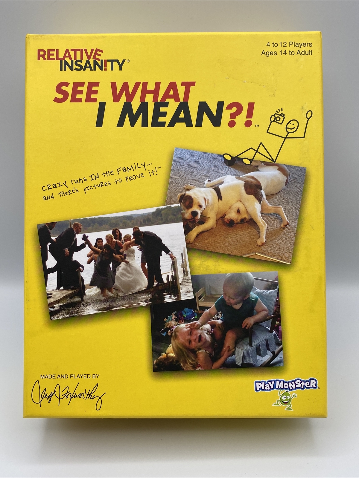 Relative Insanity See What I Mean?! Made and Played by Jeff Foxworthy Board Game