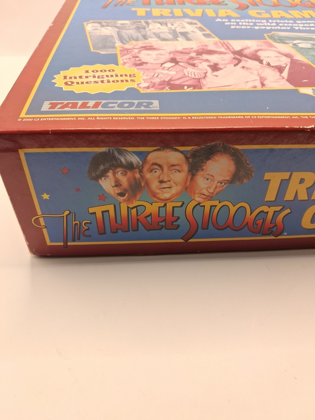 The Official Three Stooges Trivia Game 2000 By Talicor Mo Larry Curly Nyuk Nyuk