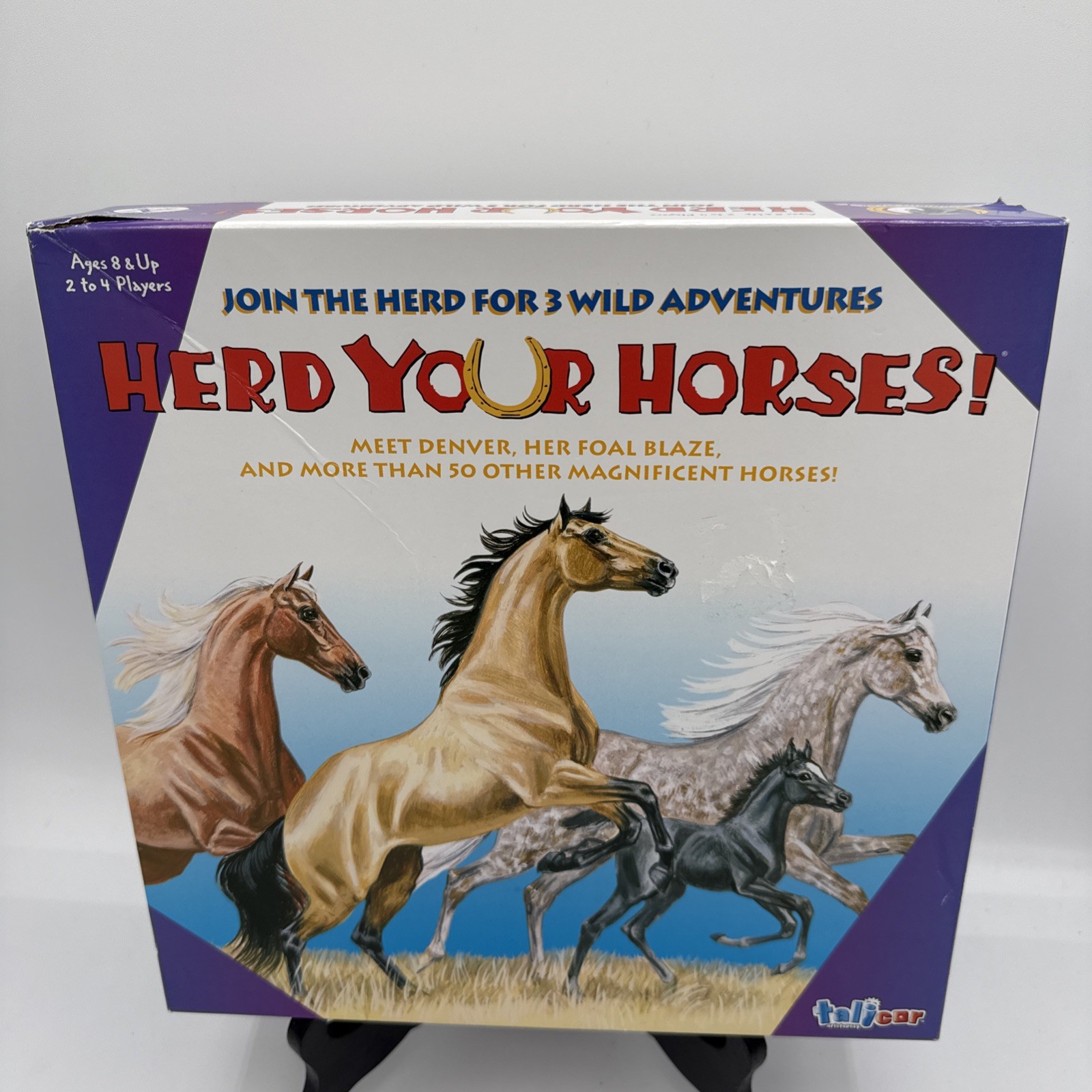 2018 Herd Your Horses By Talicor Aristoplay 8 & Up Complete & Good Cond