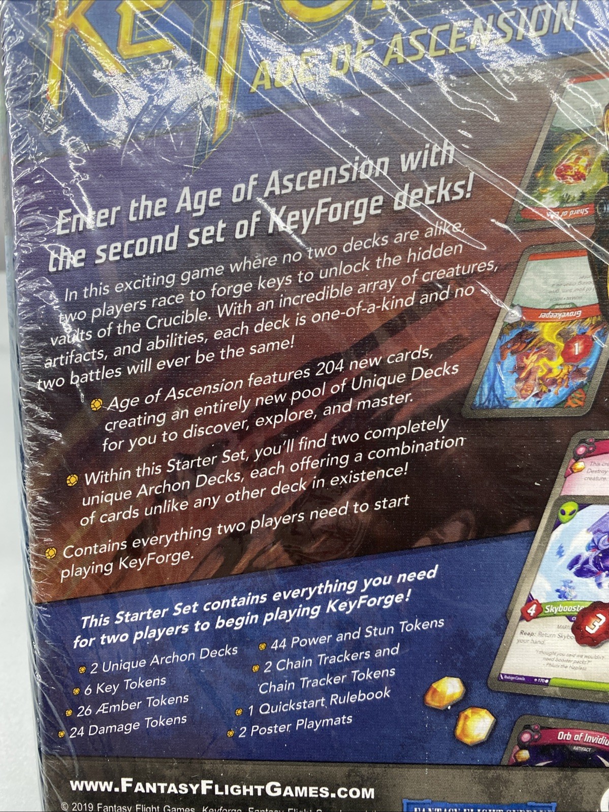 KeyForge: Age of Ascension 2-Player Starter Set (NEW 2019) Deck Card Board Game