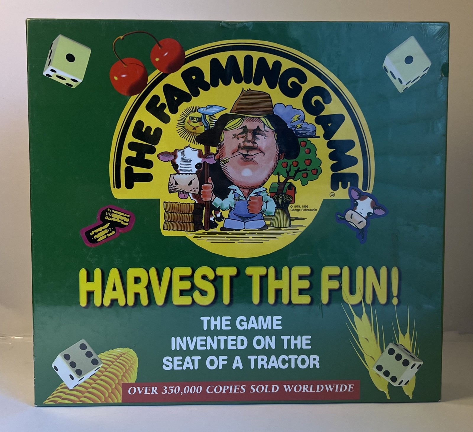 The Farming Game Harvest the Fun Board Game New Sealed 1996