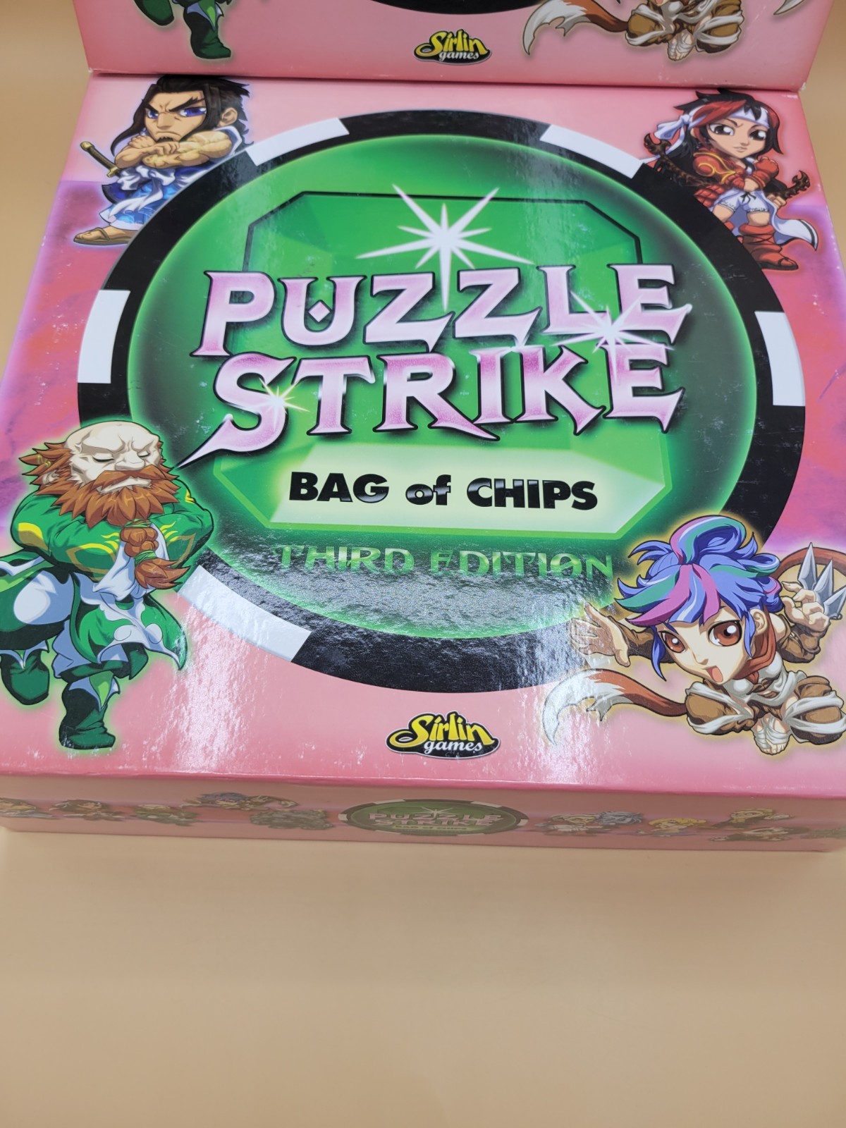 Puzzle Strike: Bag of Chips and upgrade pack by Sirlin 2nd And 3rd Set Used Read