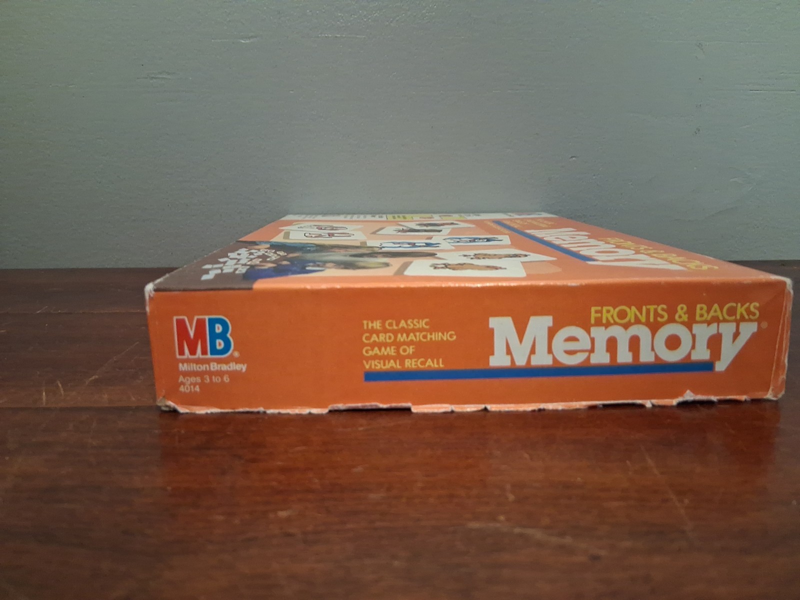 Lot of 2 Vtg 1980’s Milton Bradley THE ORIGINAL MEMORY Game & FRONTS AND BACKS