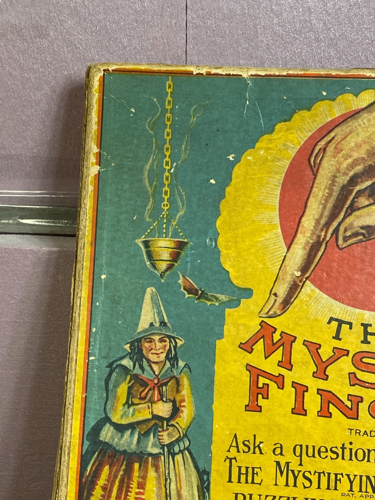 Mystic Finger Halloween Game 1923 Antique RARE