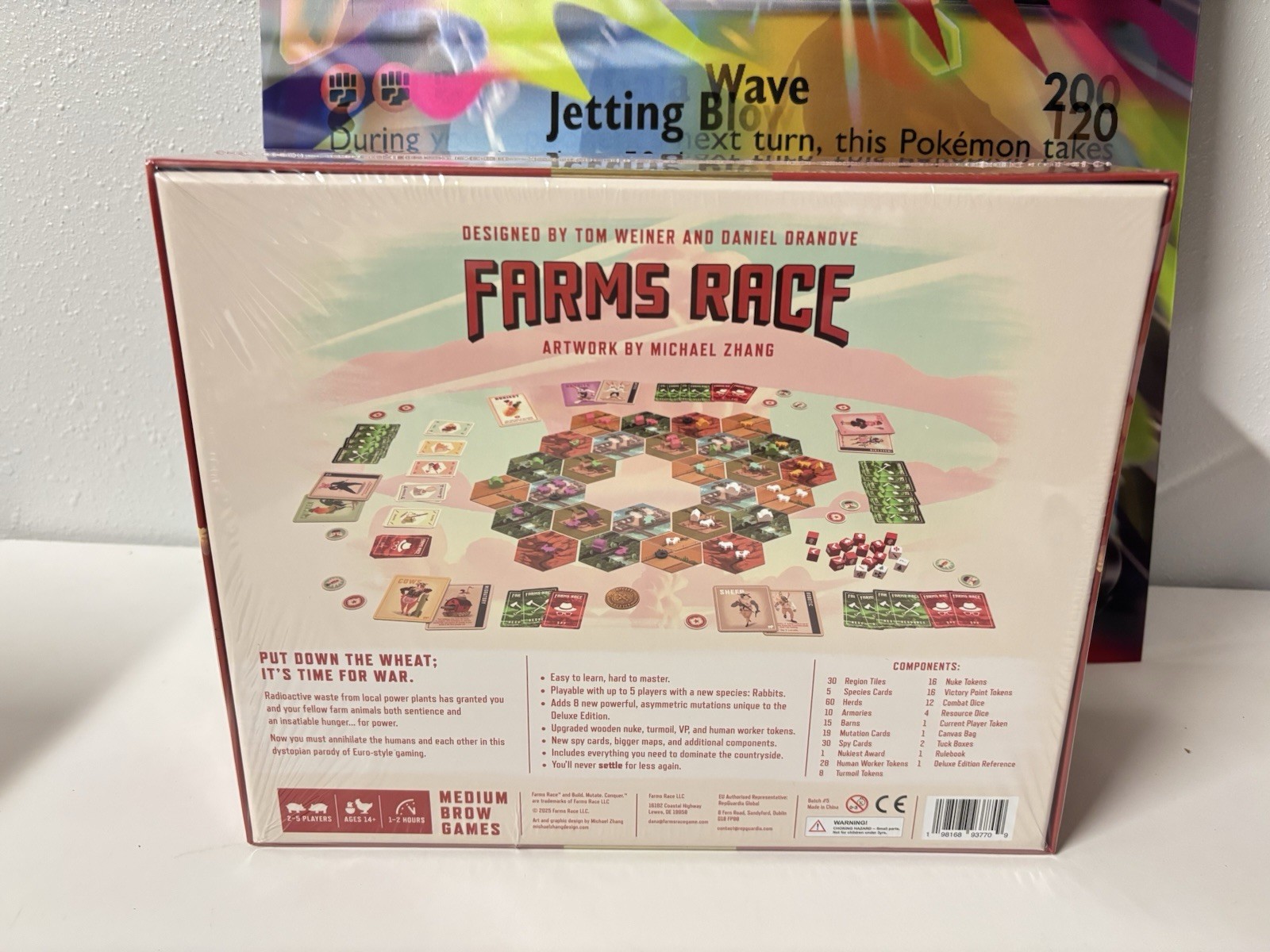 Brand New Farms Race Deluxe Edition Medium Brow Board Games Box Family Night
