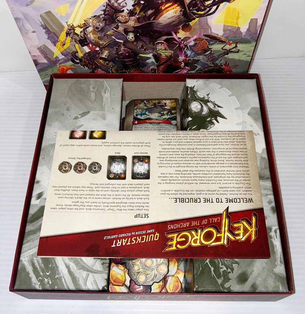 Fantasy Flight Keyforge Call Of The Archons & Age Of Ascension Games. Unused!