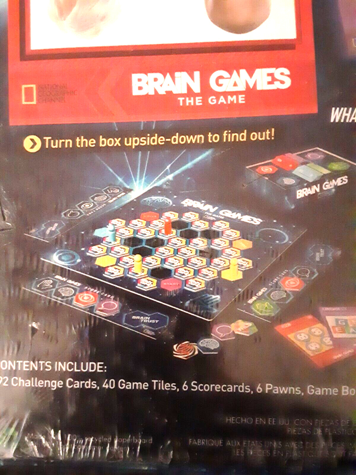 Brain Games National Geographic Channel Complete Board Game Family Education NOS
