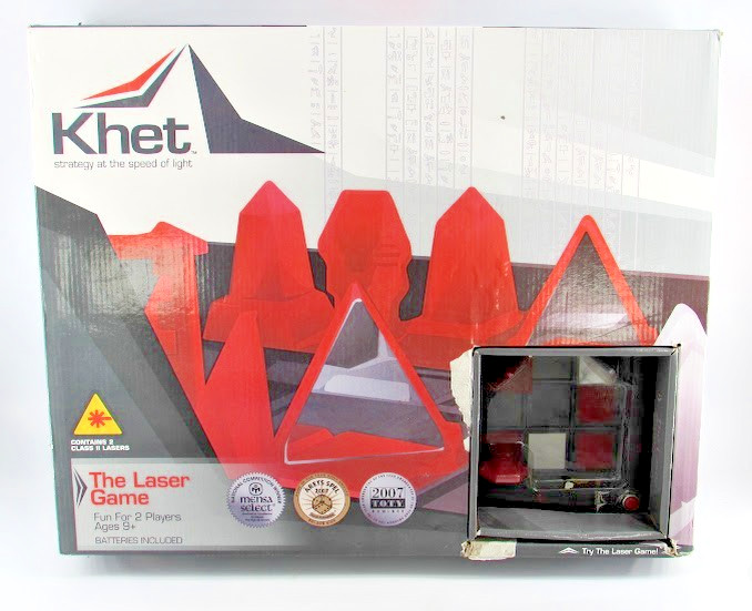 KHET Original 1st Ed. The Laser Game Strategy Board Game Mensa 100% Complete