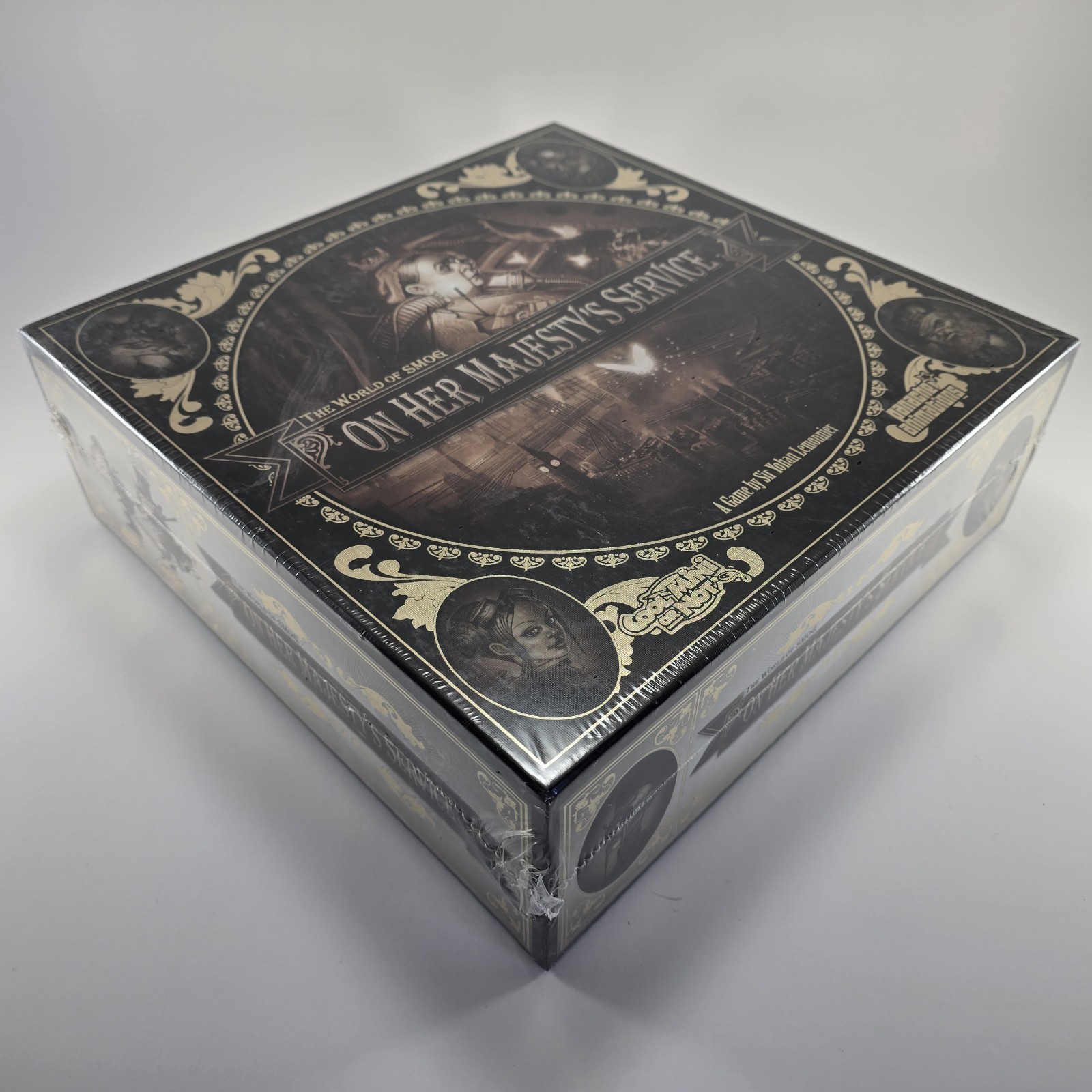World of Smog On Her Majesty’s Service Steampunk Victorian Board Game NEW