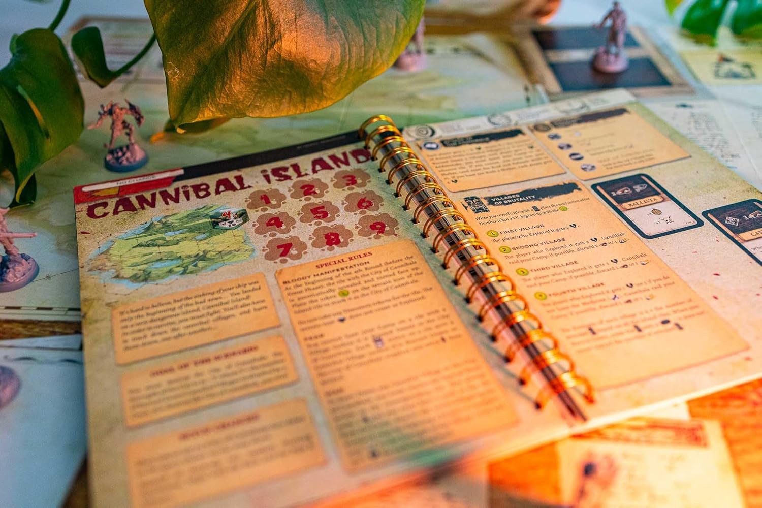 Robinson Crusoe: Book of Adventures, Strategy Board Game, for 1 to 4 Players and