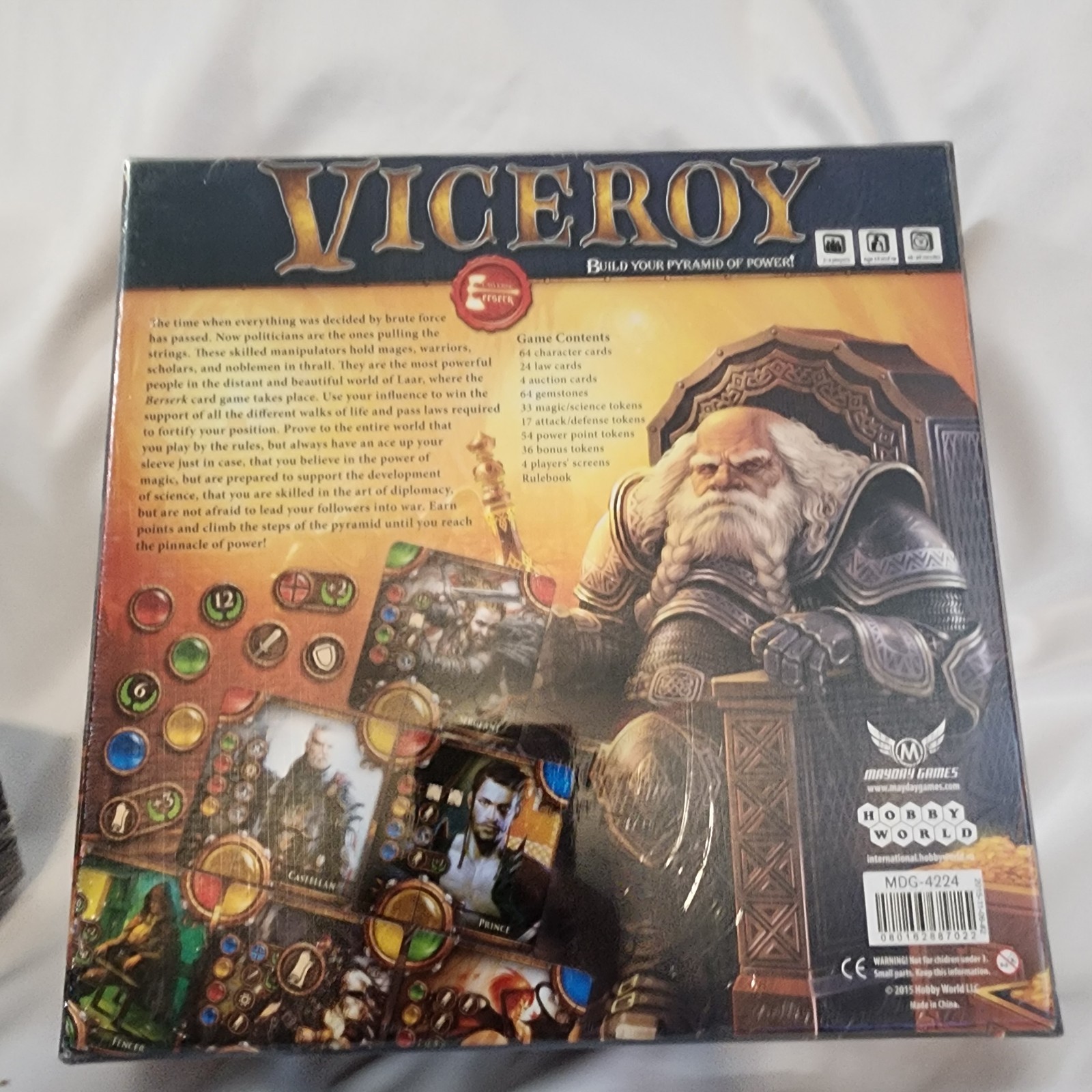 Viceroy Board Game – MAYDAY Games – New & Sealed
