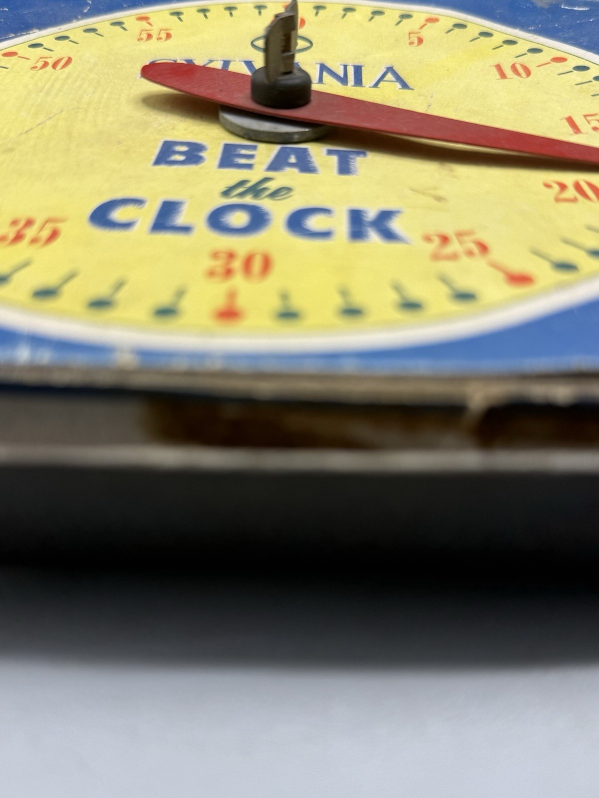 Vintage “Beat the Clock” CBS Game Show Board Game Piece. Partially Working!