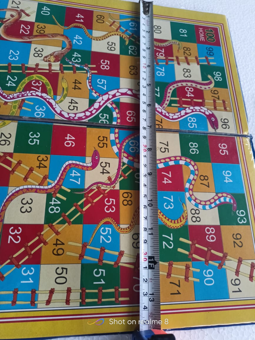 Ludo Snake & ladders 35 x 35 cm Traditional FAMILY Board Games PACK OF 1 f/d-s