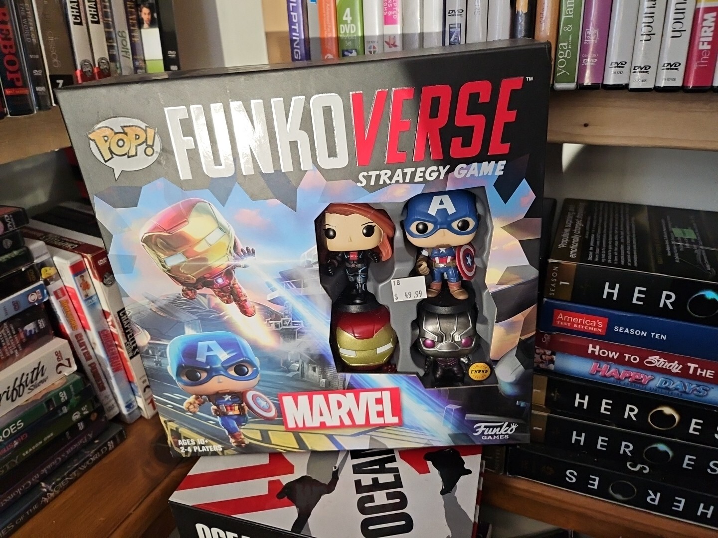 Funko Pop Games FUNKOVERSE MARVEL CHASE 100 4-Pack Strategy Game